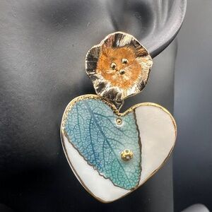 Handmade Luxury Ceramic Earrings – Unique, Lightweight, and Artistic Jewelry